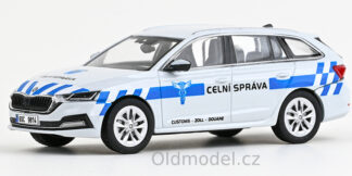Kovové Modely autíček Škoda Octavia IV Combi Celní správa (2020) 1:43, 143ABX-038XN, modely autíček Škoda, Oldmodel.cz