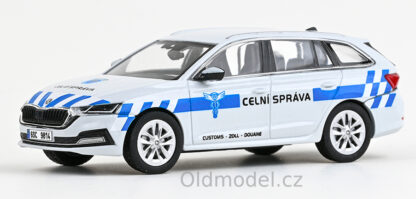 Kovové Modely autíček Škoda Octavia IV Combi Celní správa (2020) 1:43, 143ABX-038XN, modely autíček Škoda, Oldmodel.cz