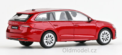 Modely autíček Škoda Octavia IV FL Combi (2024), 1:43 , Červená Velvet Metalíza - 143AB-050JF, kovové modely aut Škoda, Modely autíček pro každého - Oldmodel.cz