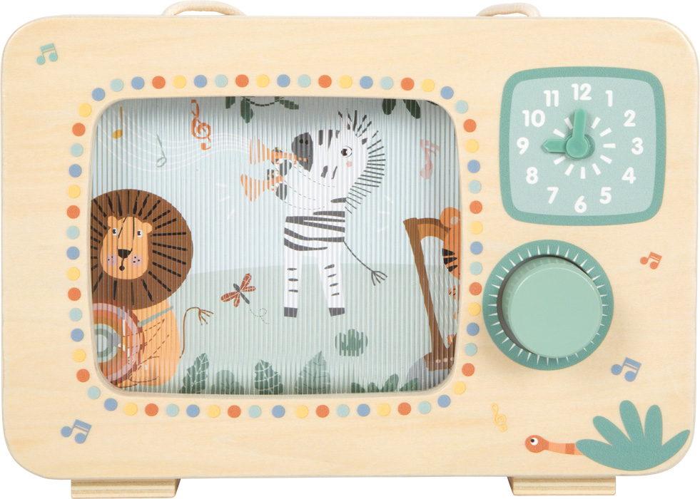 small foot Dřevěná televizní hudební skříňka Safari - Obrázek 5