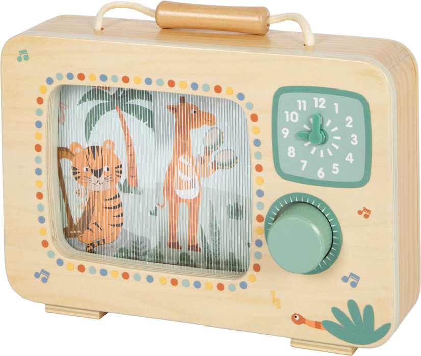 small foot Dřevěná televizní hudební skříňka Safari - Obrázek 3