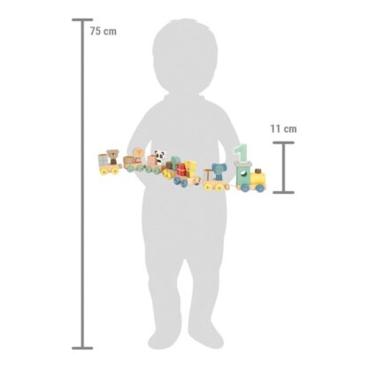 small foot Dřevěný narozeninový vláček se zvířátky - Obrázek 2