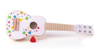 Bigjigs Toys Dřevěná kytara star - poškozený obal