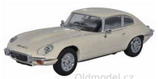 Model autíčka Jaguar Jaguar E-Type Coupe V - světle béžová - OXF43JAGV12006, kovové modely aut Jaguar od výrobce modelů Oxford dodává Oldmodel.cz