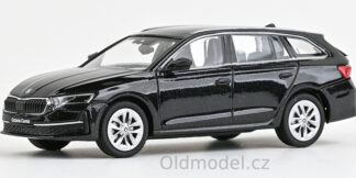 Modely autíček Škoda Octavia IV FL Combi (2024), 1:43 , Bílá Candy - 143AB-050E, kovové modely aut Škoda, Modely autíček pro každého - Oldmodel.cz