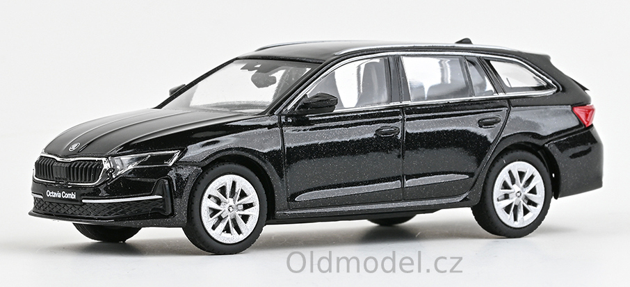 Modely autíček Škoda Octavia IV FL Combi (2024), 1:43 , Bílá Candy - 143AB-050E, kovové modely aut Škoda, Modely autíček pro každého - Oldmodel.cz