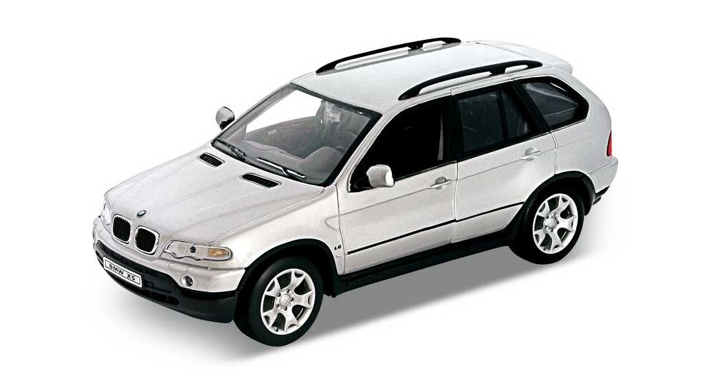 Welly - BMW X5 1:24 stříbrná