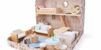 2Kids Toys Domeček pro panenky v kufříku Obývací pokoj