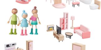 2Kids Toys Sada nábytku s rodinou 5 v 1