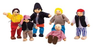 Bigjigs Toys Set piráti 6ks