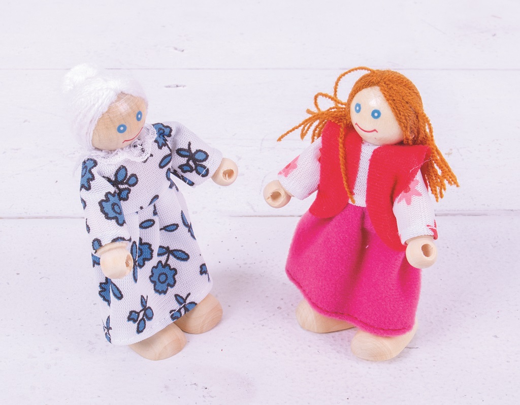 Bigjigs Toys Set rodinky do domečku - Obrázek 2