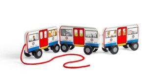 Bigjigs Toys Tahací hračka Londýnské metro