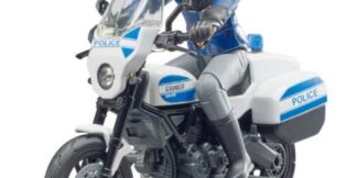 Bruder BWORLD policejní motocykl Ducati Scrambler s jezdcem