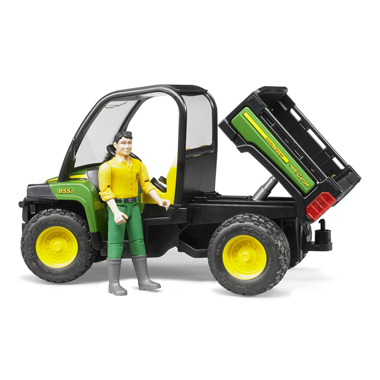 Bruder John Deere Gator s řidičem - poškozený obal - Obrázek 2