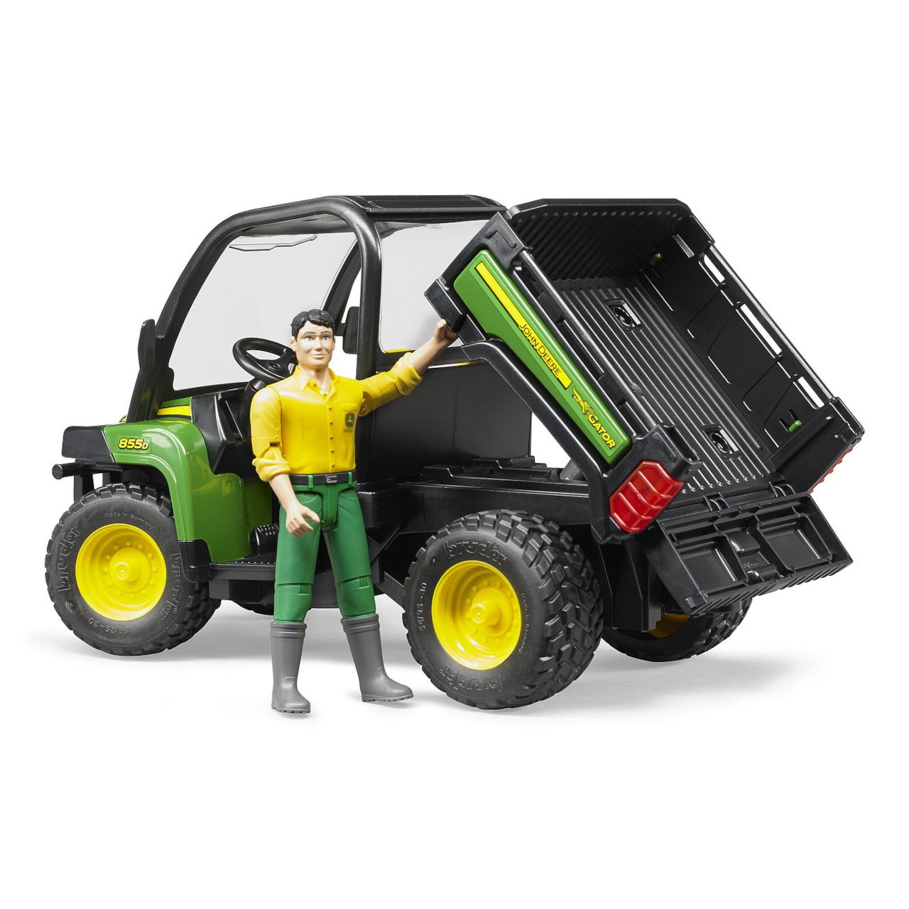 Bruder John Deere Gator s řidičem - poškozený obal - Obrázek 3