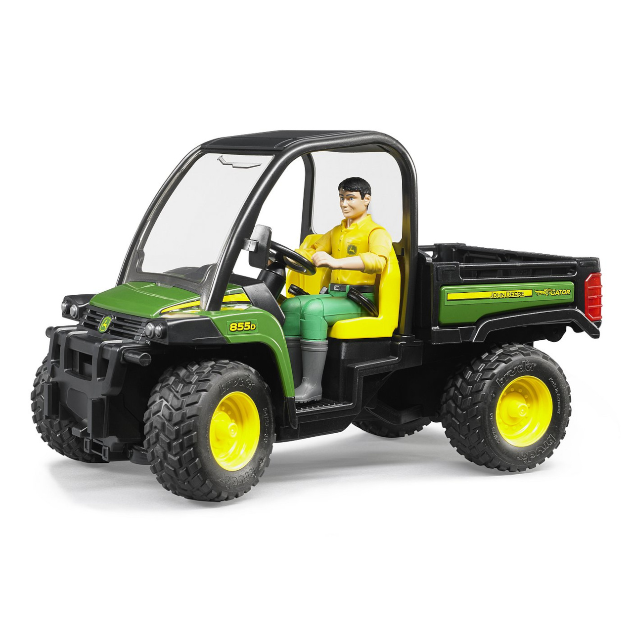 Bruder John Deere Gator s řidičem - poškozený obal