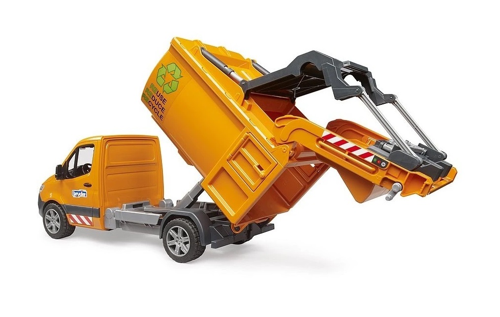 Bruder MB Sprinter popelář malý - Obrázek 3