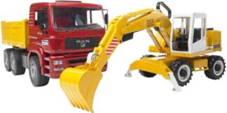 Bruder Nákladní auto MAN a bagr
