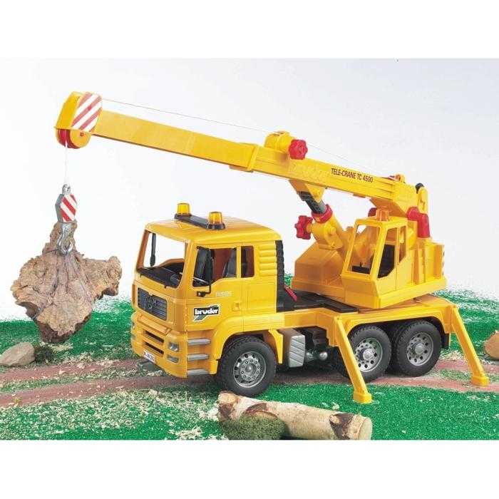 Bruder Nákladní auto MAN jeřáb stavební - Obrázek 2