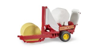 Bruder OBALOVAČ s bílým a žlutým balíkem