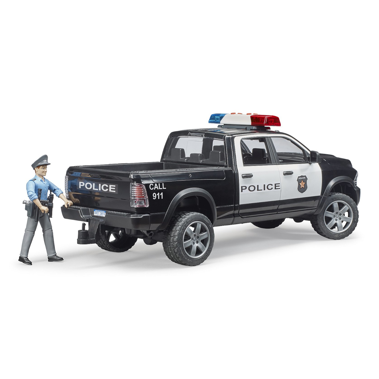 Bruder Policejní auto RAM s policistou - Obrázek 3