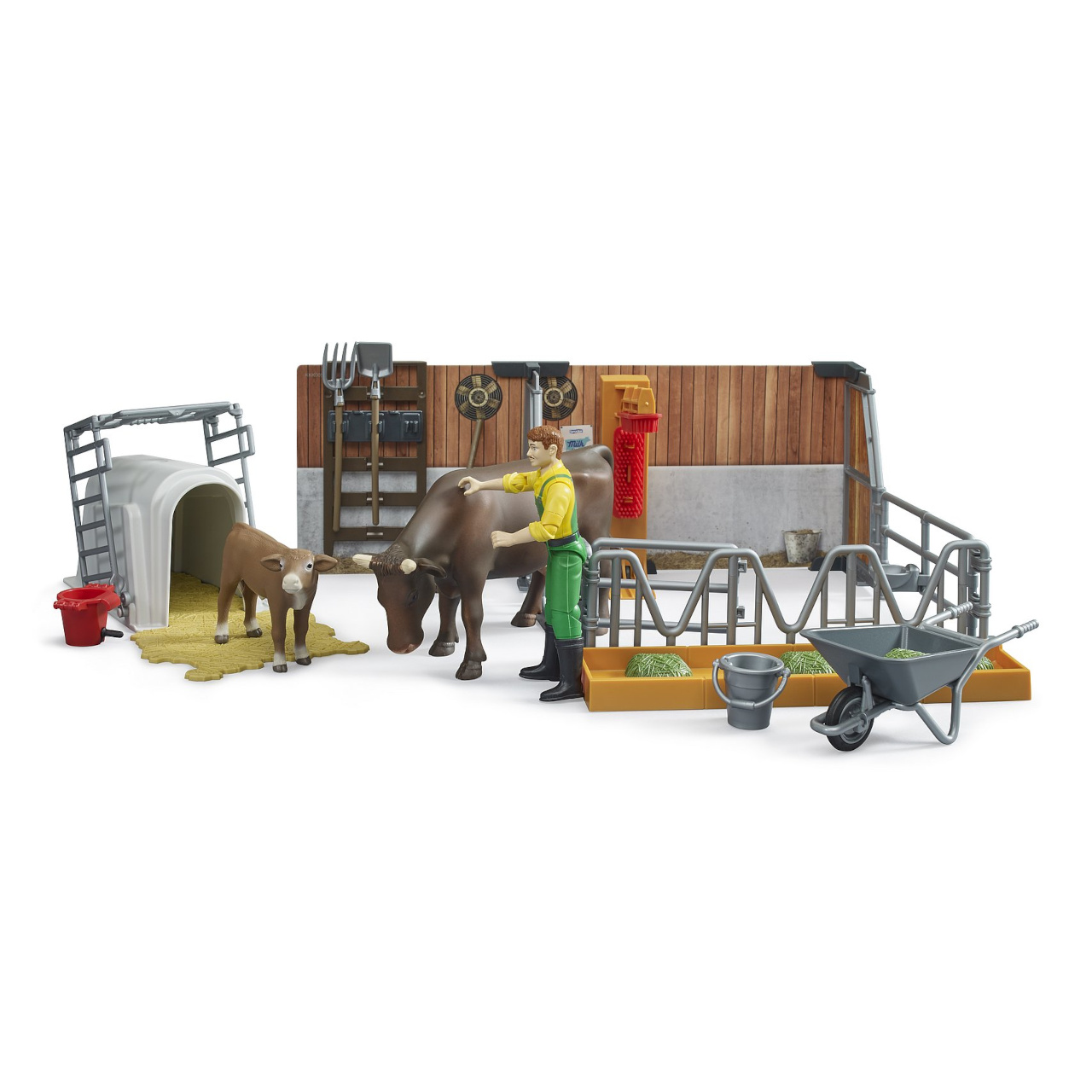 Bruder Stáj pro skot s figurkami a příslušenstvím - Obrázek 4