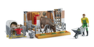 Bruder Stáj pro skot s figurkami a příslušenstvím