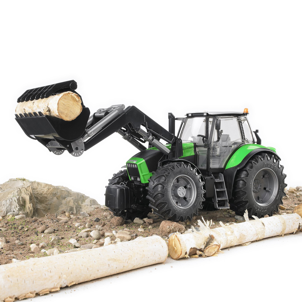 Bruder Traktor Deutz Agrotron X720 s čelním nakladačem - Obrázek 2
