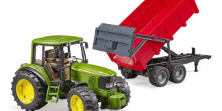 Bruder Traktor John Deere a sklápěcí valník