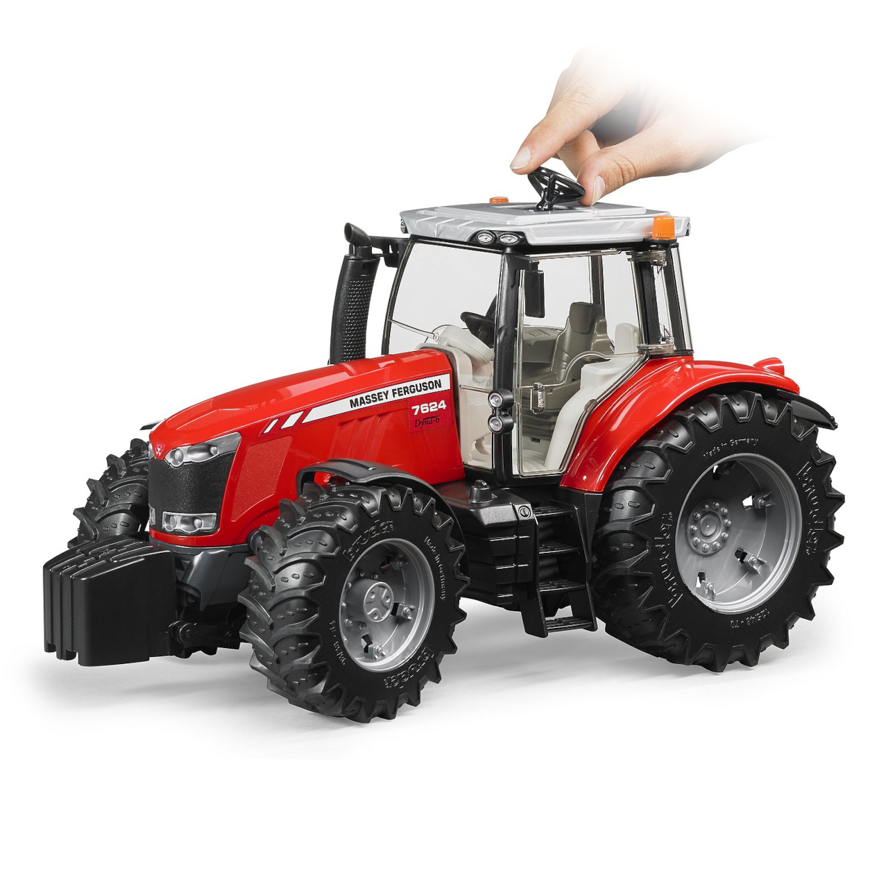 Bruder Traktor MASSEY FERGUSON 7624 - Obrázek 2