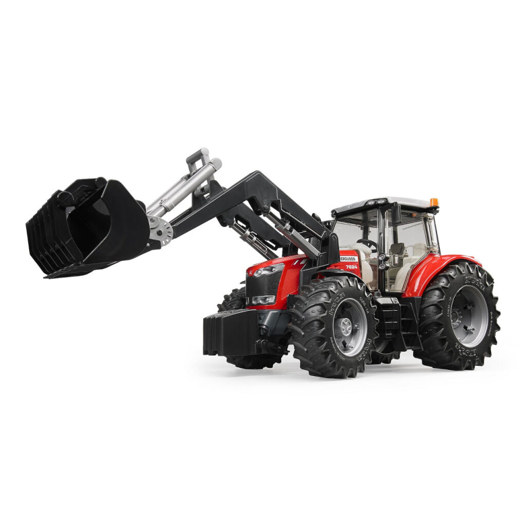 Bruder Traktor MASSEY FERGUSON 7624 s čelním nakladačem - Obrázek 2