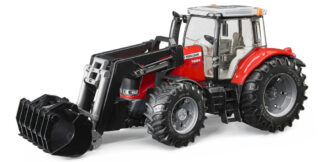 Bruder Traktor MASSEY FERGUSON 7624 s čelním nakladačem