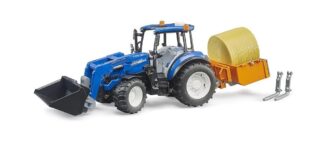 Bruder Traktor New Holland T5.120 s čelním nakladačem