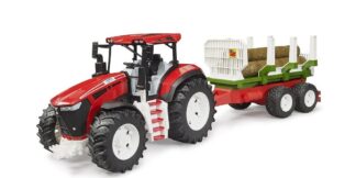 Bruder Traktor ROADMAX s přívěsem na dřevo a kládami