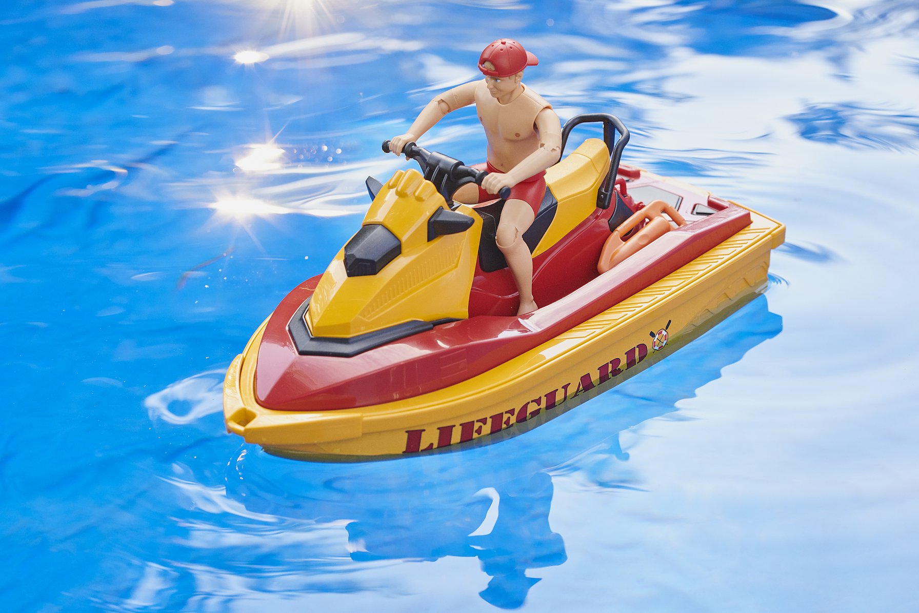 Bruder Věž pobřežní hlídky se čtyřkolkou, skútrem a plavčíkem - Obrázek 4