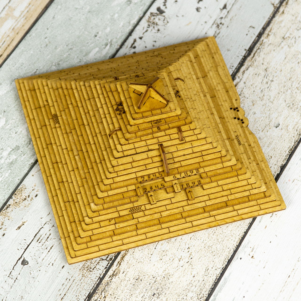 EscapeWelt 3D dřevěná skládačka hlavolamu Pyramida - Obrázek 4