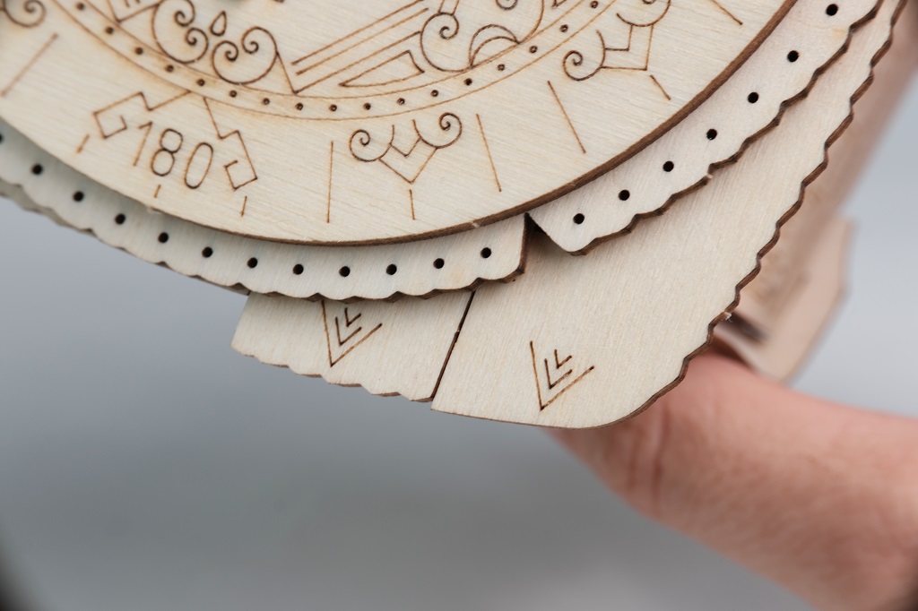 EscapeWelt 3D dřevěná skládačka hlavolamu Secret Lock Box - Obrázek 3