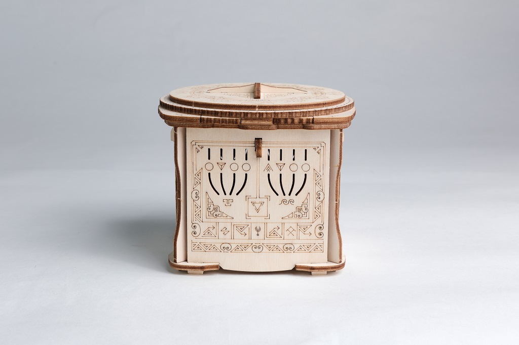 EscapeWelt 3D dřevěná skládačka hlavolamu Secret Lock Box - Obrázek 5
