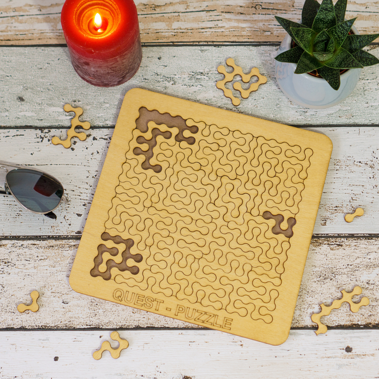 EscapeWelt Dřevěné puzzle Výzva - Obrázek 3