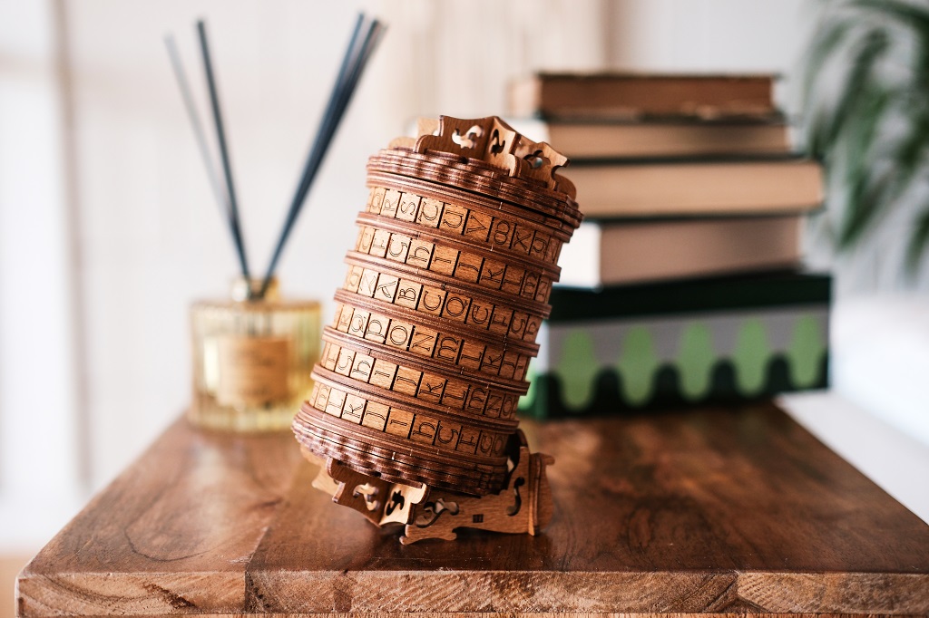 EscapeWelt Dřevěný hlavolam Cryptex - Obrázek 3