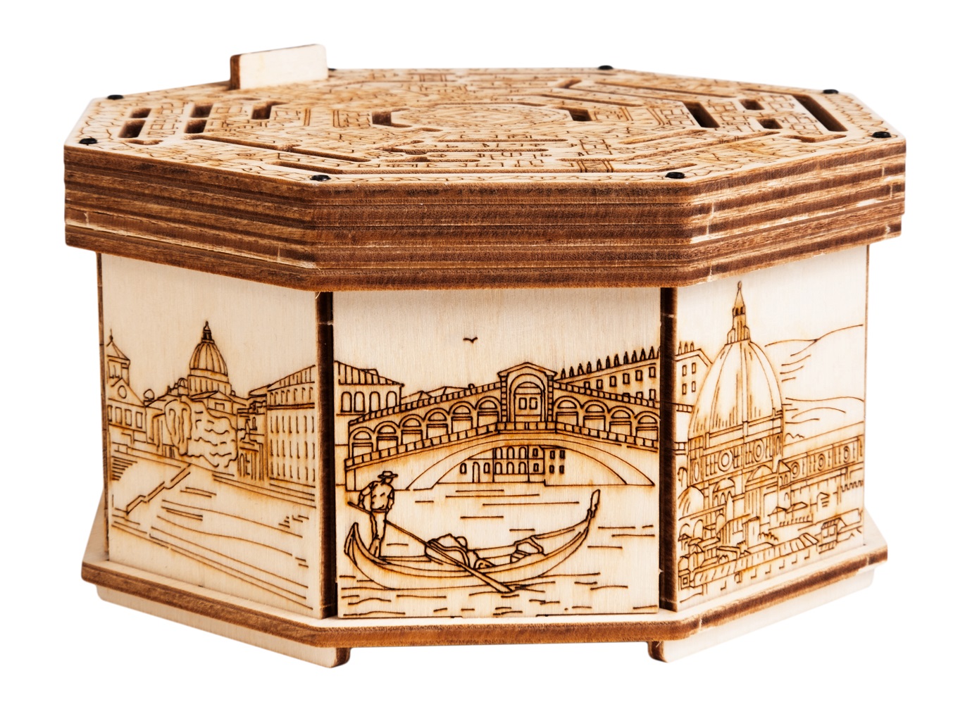 EscapeWelt Dřevěný hlavolam Secret Maze Box - Obrázek 4