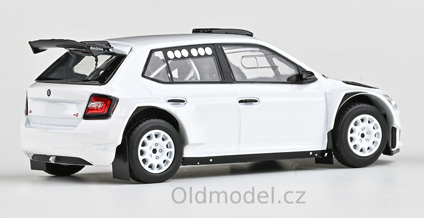 Modely autíček Model autíčka Škoda Fabia III FL Rally2 Evo (2019) 1:43 - Šotolinová kola Motorsport, 143XAB-606Eg, kovové modely závodních aut Škoda, Oldmodel.cz