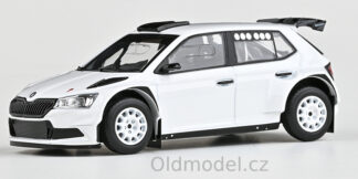 Modely autíček Model autíčka Škoda Fabia III FL Rally2 Evo (2019) 1:43 - Šotolinová kola Motorsport, 143XAB-606Eg, kovové modely závodních aut Škoda, Oldmodel.cz