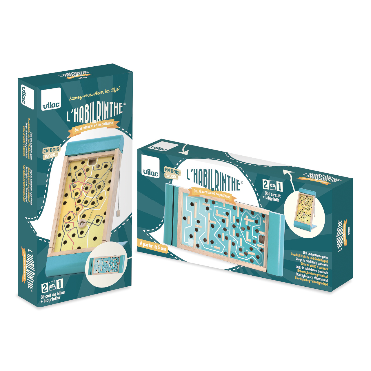 Vilac Labyrint 2 v 1 - Obrázek 2