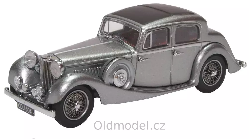 Model autíčka Jaguar SS 2.5 L., šedá, 1:43, Oxford - OXF43JSS007, kovové modely aut Jaguar od výrobce modelů Oxford dodává Oldmodel.cz