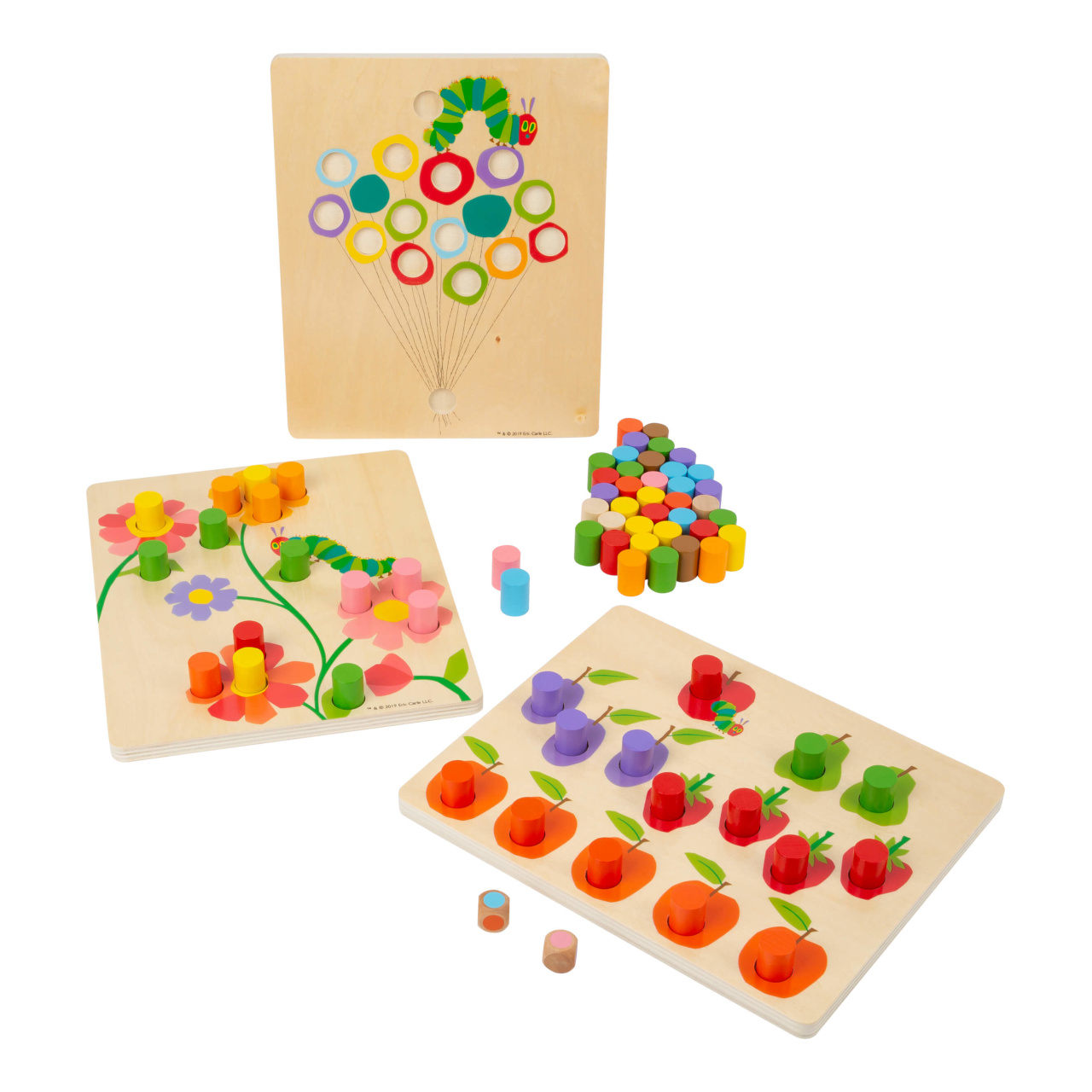 small foot Barevná hra Caterpillar