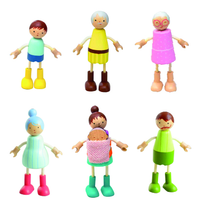 2Kids Toys Panenky do domečku Rodina