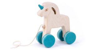 Bajo Dřevěný tahací Jednorožec