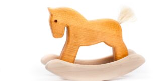 Bajo Mini houpací kůň natural