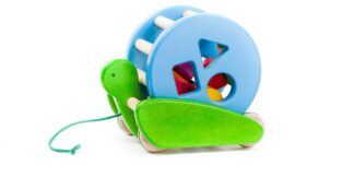 Bajo Tahací motorický šnek modrý - tvary